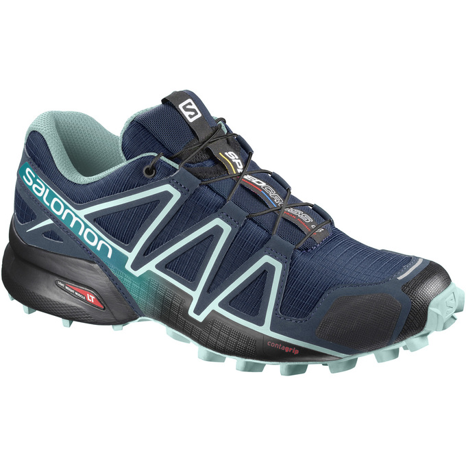 Salomon Trail Løbesko Dame Mørkeblå - SPEEDCROSS 4 W (QRMBU-8360)